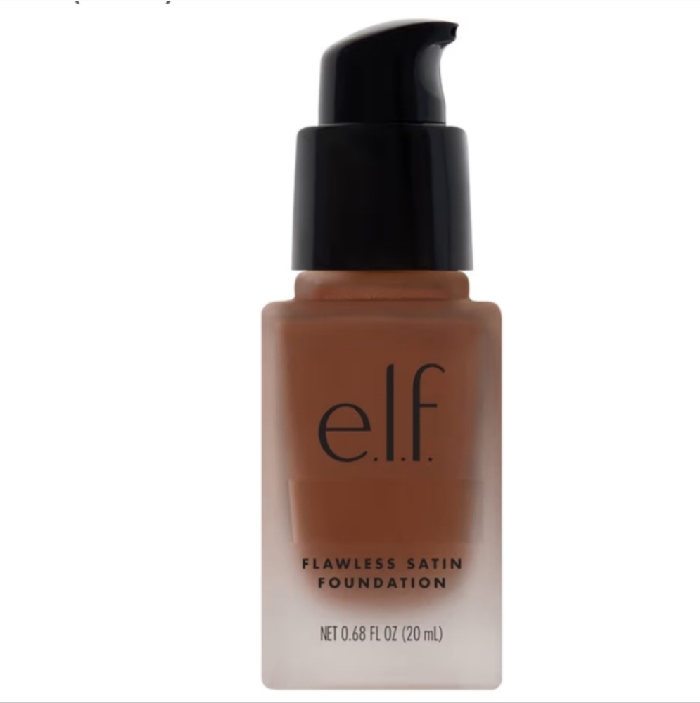 ELF e.l.f. Flawless Satin Finish Foundation, 630 Mocha